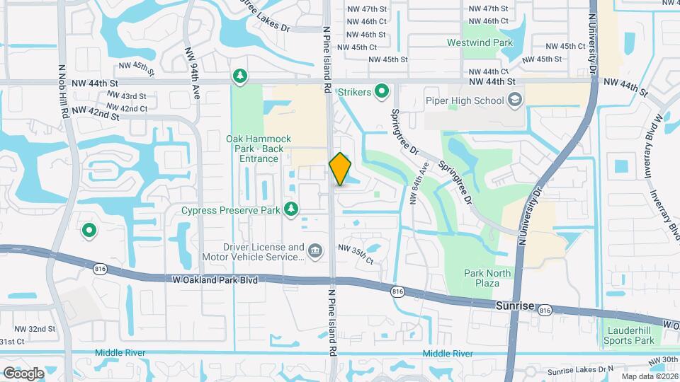 8793 NW 39th St Mapa y Detalles de la Ubicación
