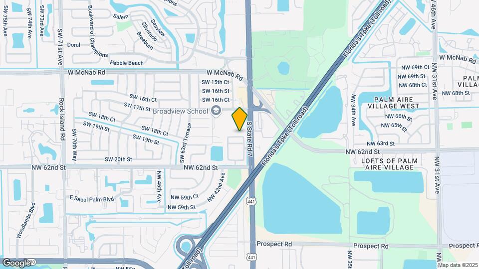 6031 SW 19th St Map and Location Details