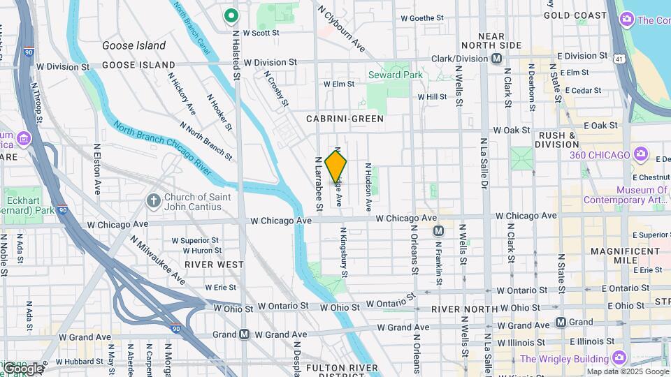 540 W Chestnut St Map and Location Details