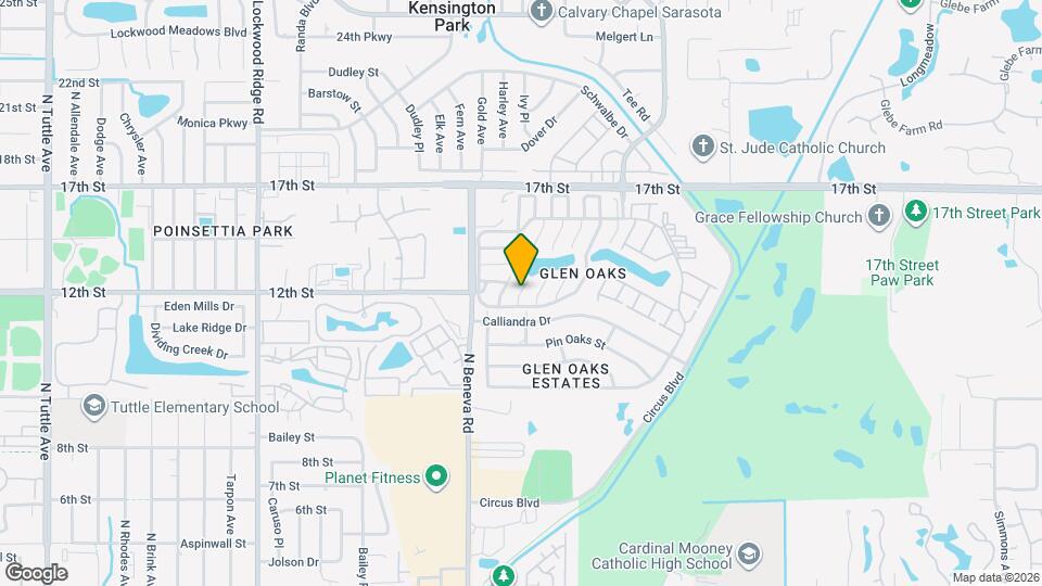 3752 Glen Oaks Manor Dr Map and Location Details