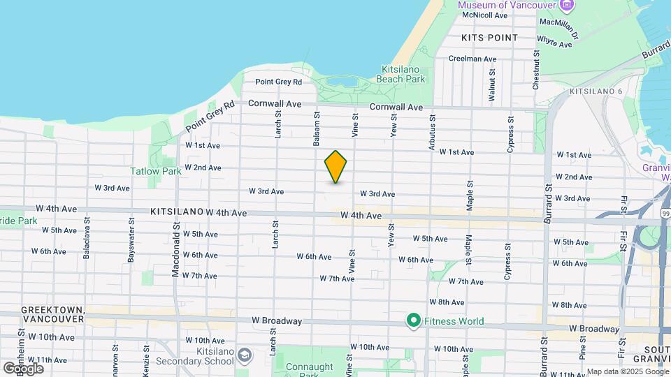 2355 W 3rd Ave Map and Location Details