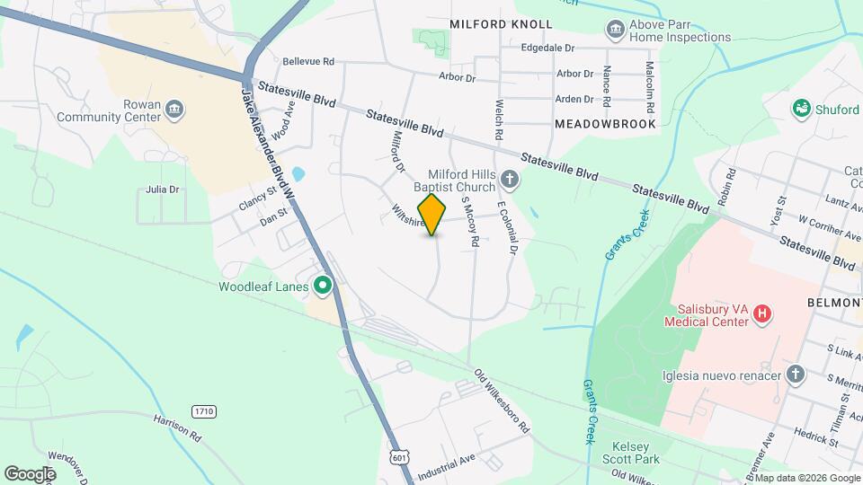 220 Milford Dr Map and Location Details