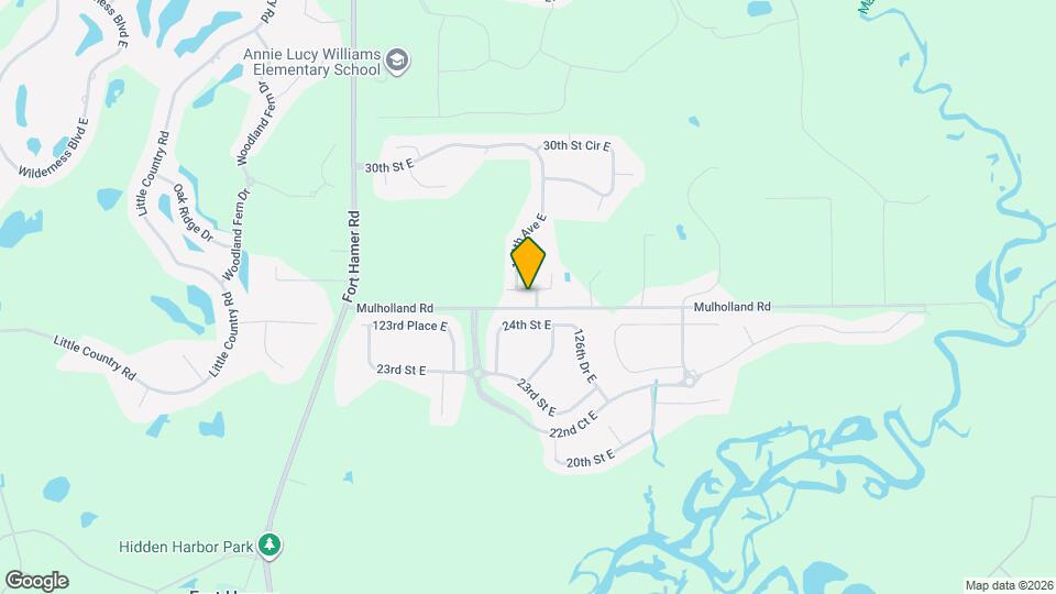 12423 25th Ct E Mapa y Detalles de la Ubicación