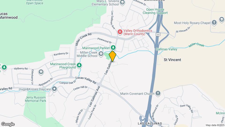 2210 Las Gallinas Ave Map and Location Details