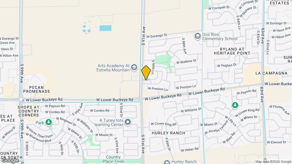 9042 W Toronto Way Mapa y Detalles de la Ubicación