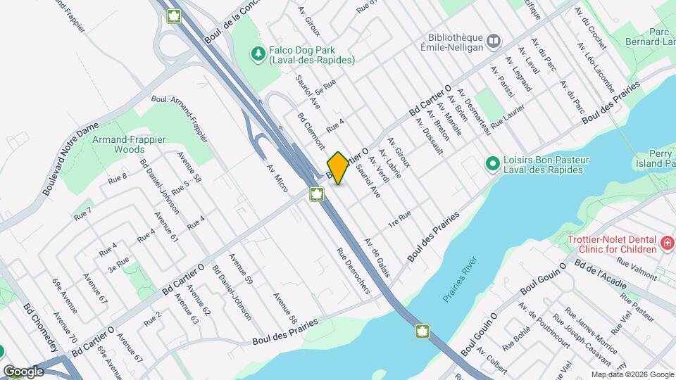 99 De Galais Av Map and Location Details