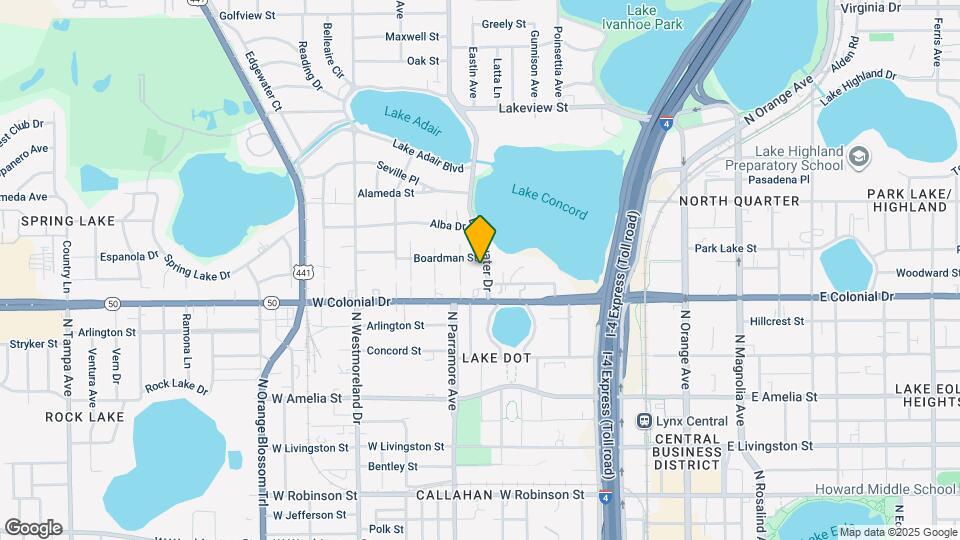 732 Edgewater Dr Map and Location Details