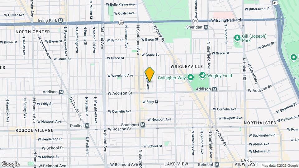 3629 N Wayne Ave, Unit 1 Map and Location Details