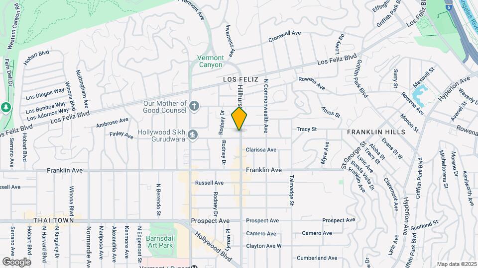 4501 Finley Ave Map and Location Details