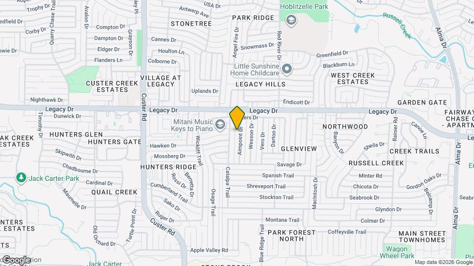 6813 Aimpoint Dr Map and Location Details