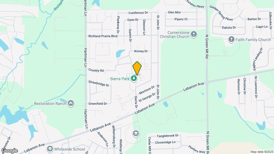 2609 Sierra Dr Map and Location Details