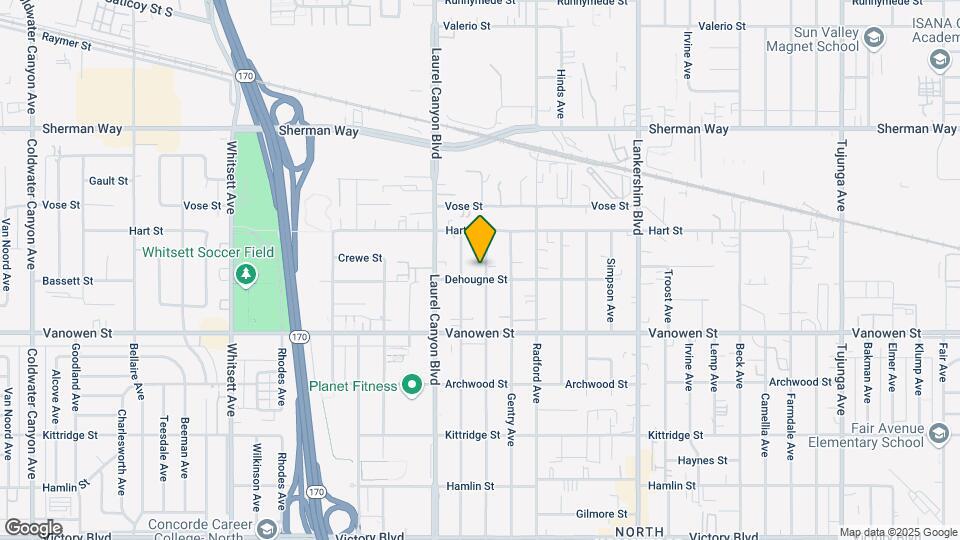 6911 Ben Ave Mapa y Detalles de la Ubicación