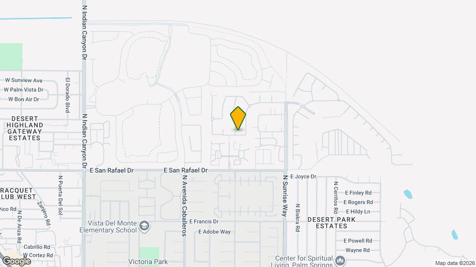 3424 Desert Creek Trail Map and Location Details