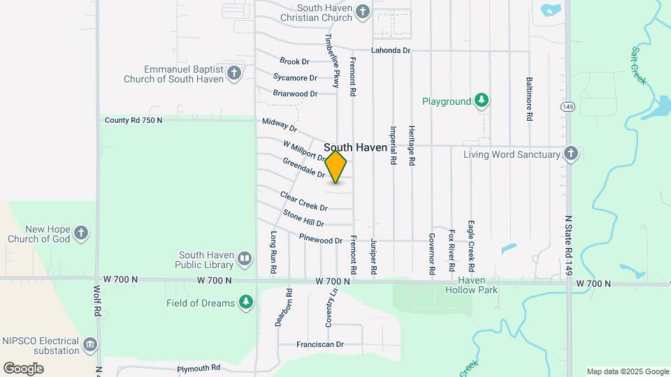 375 Cherryfield Dr Map and Location Details