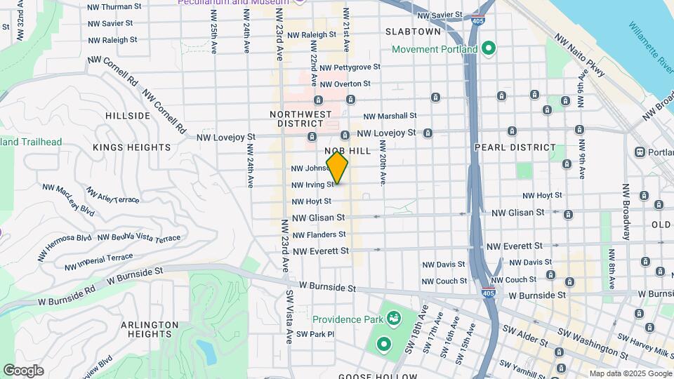 2136 NW Irving St Map and Location Details