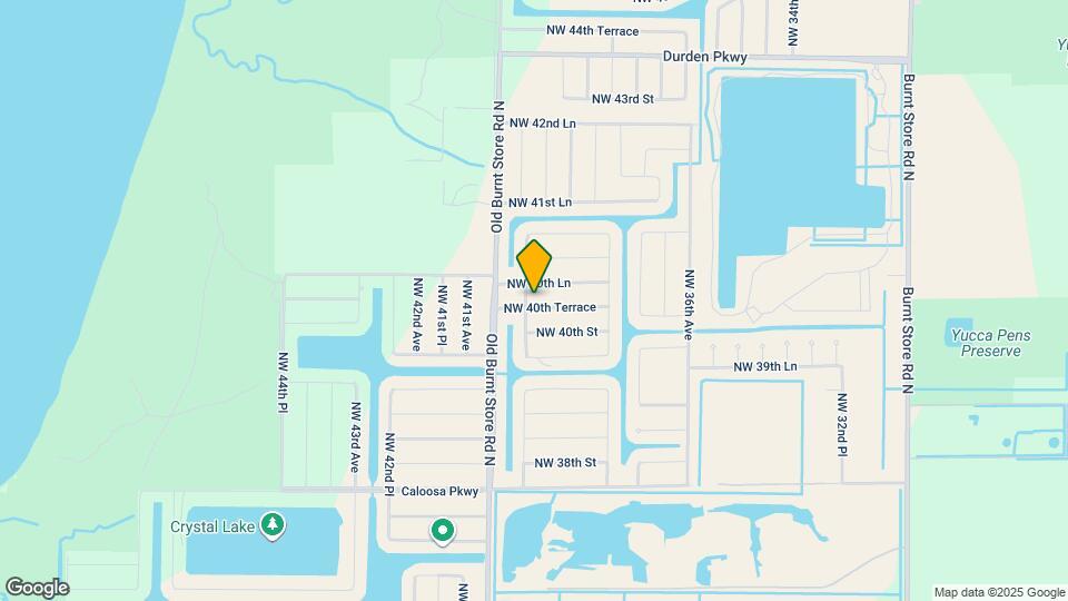 3927 NW 40th Terrace Map and Location Details