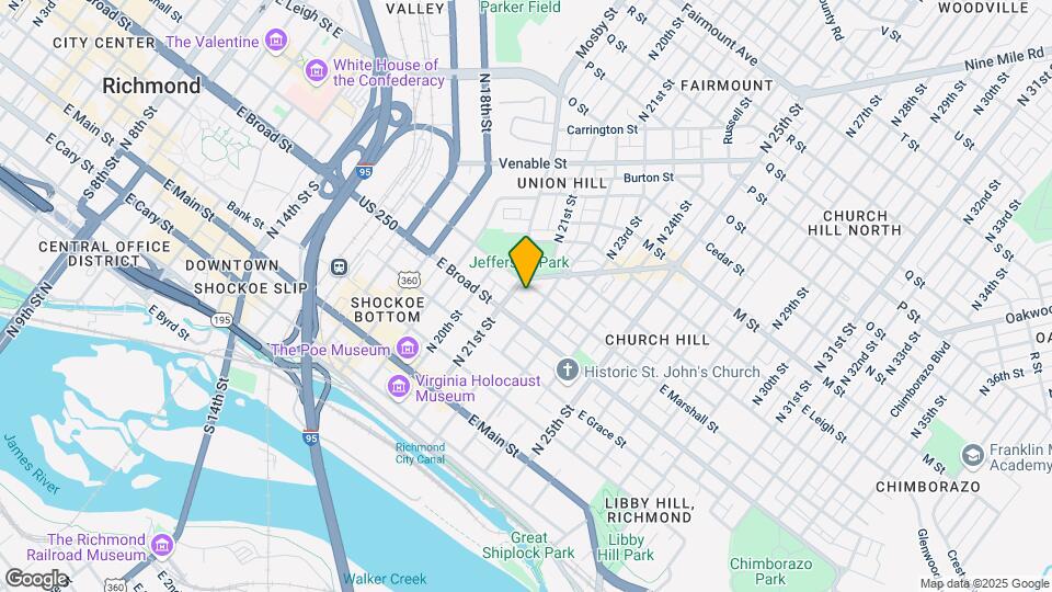 2111 E Marshall St Map and Location Details