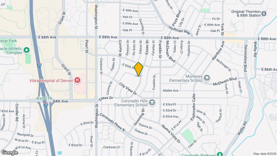 1340 Dawson Dr Map and Location Details