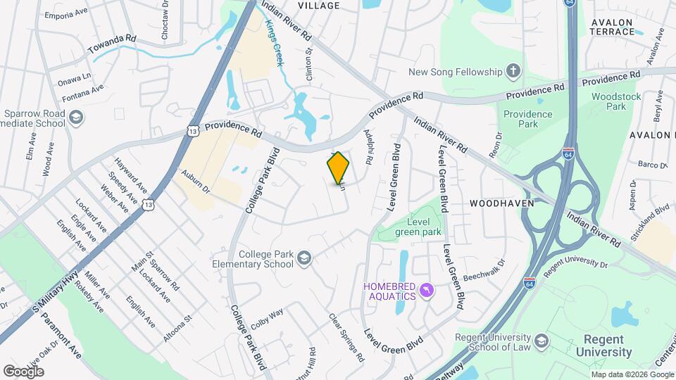 1001 Amherst Ln Map and Location Details