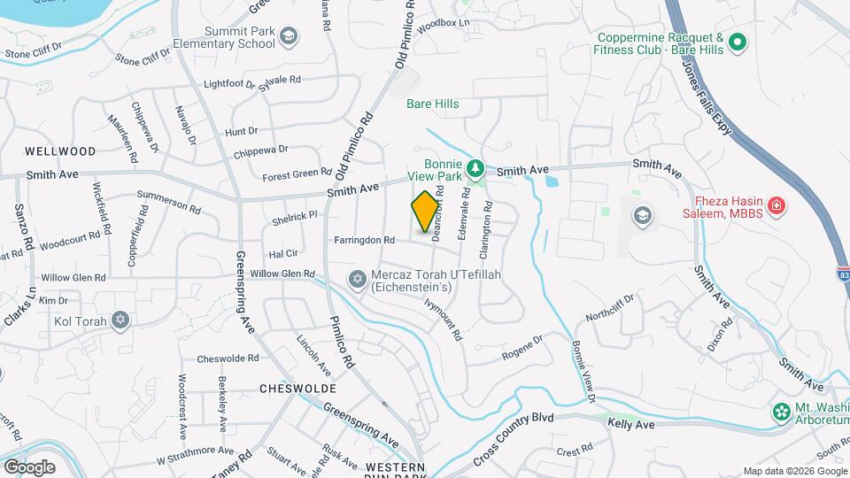 2302 Farringdon Rd Mapa y Detalles de la Ubicación