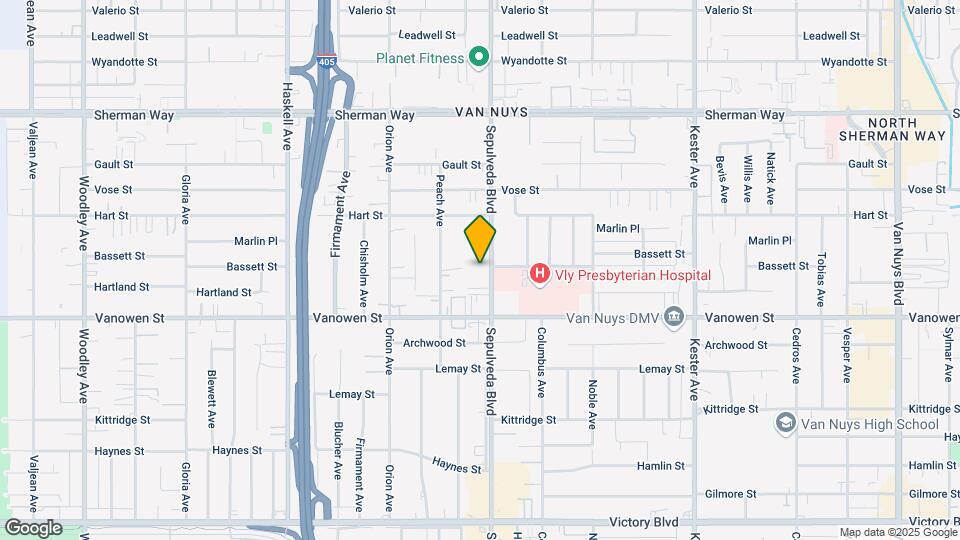 6861 Sepulveda Blvd Map and Location Details