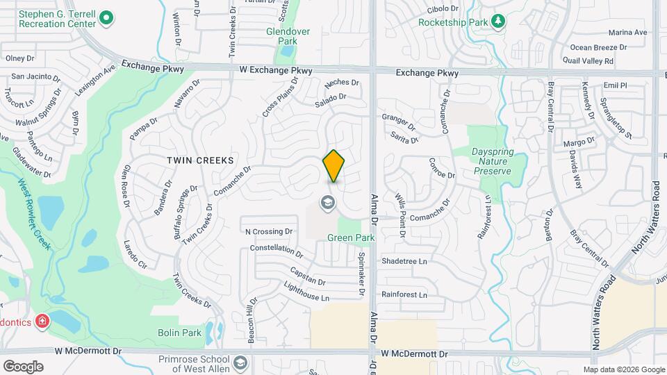 1328 Comanche Dr Map and Location Details