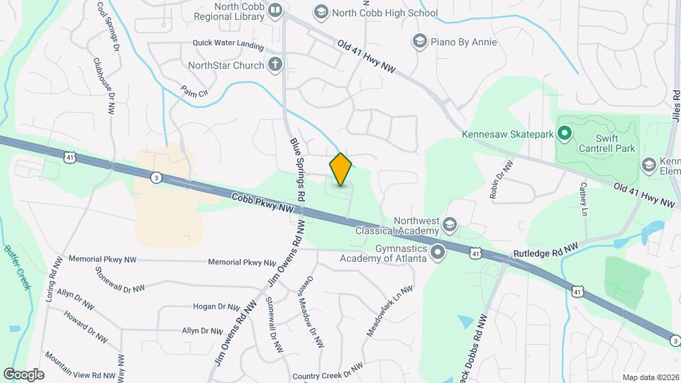 3220 Blue Springs Trace Map and Location Details