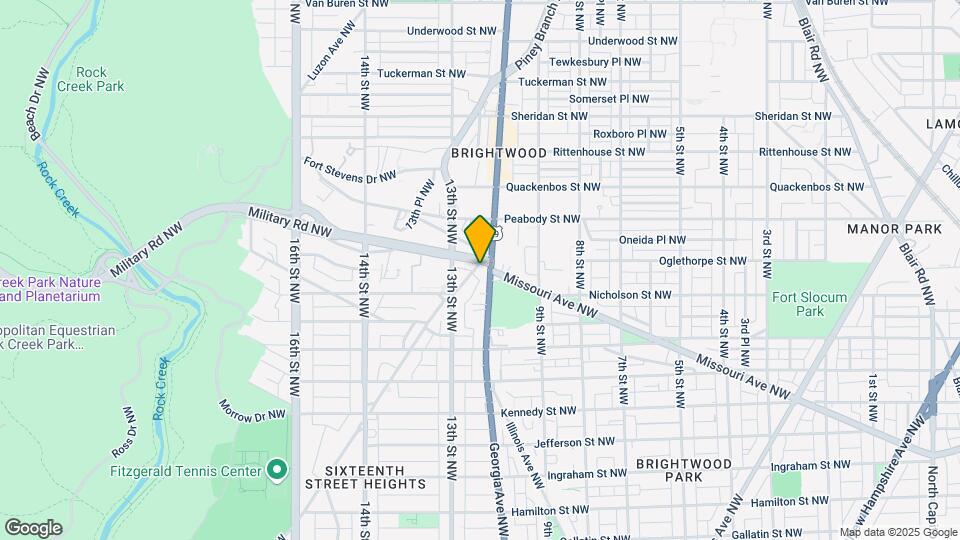 5885 Colorado Ave NW Map and Location Details