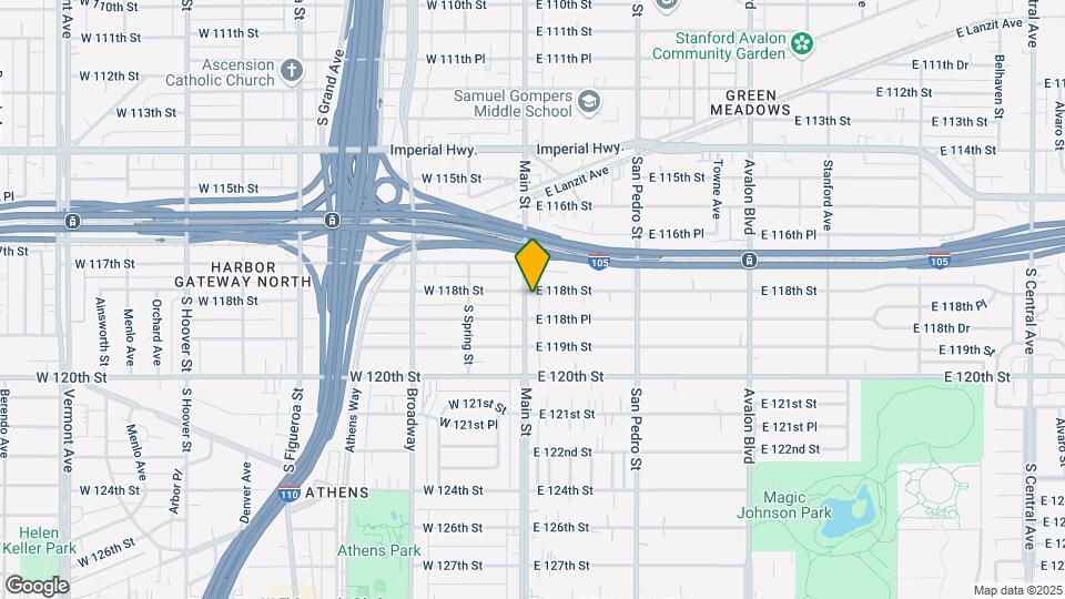 11812 S Main St Map and Location Details