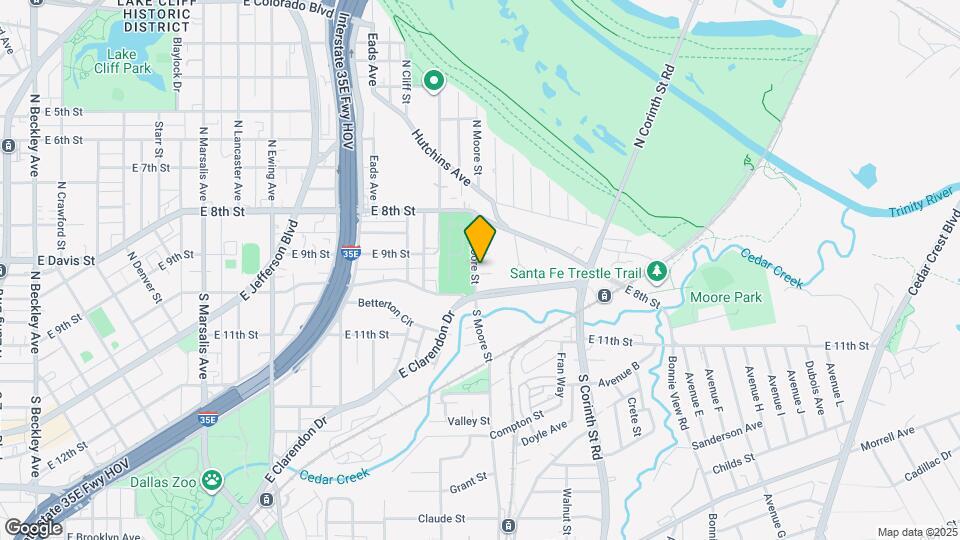 1407 Plum St Map and Location Details