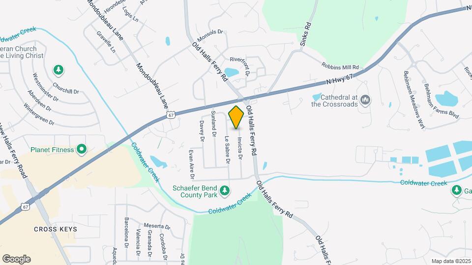 14035 Invicta Dr Mapa y Detalles de la Ubicación