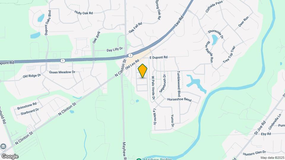 10326 Old Leo Rd Mapa y Detalles de la Ubicación