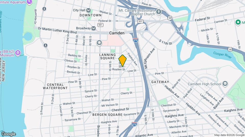 707 Royden St Map and Location Details