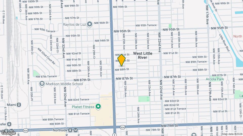 2531 NW 88th St Map and Location Details