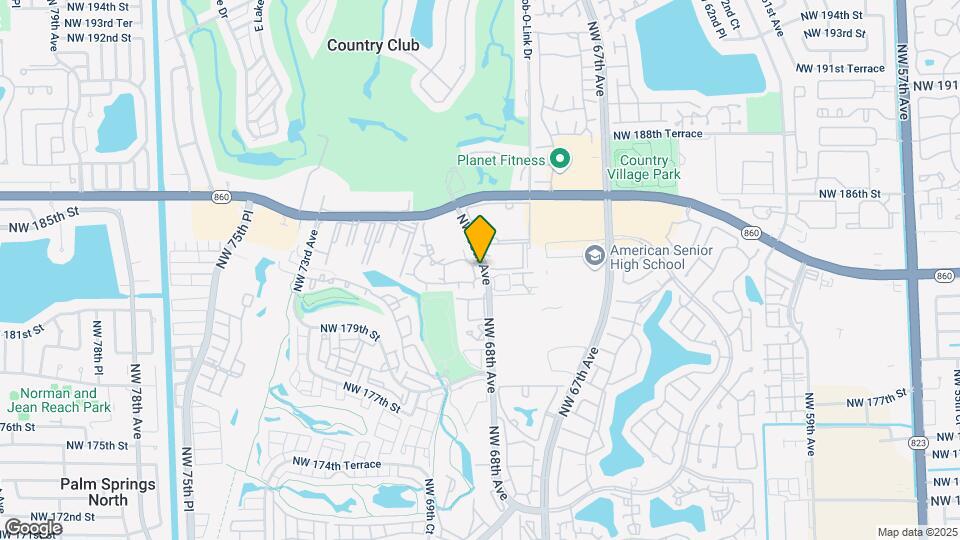 18304 NW 68th Ave, Unit 0 Map and Location Details