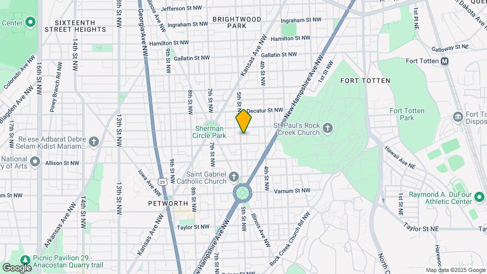 4613 5th St NW Map and Location Details