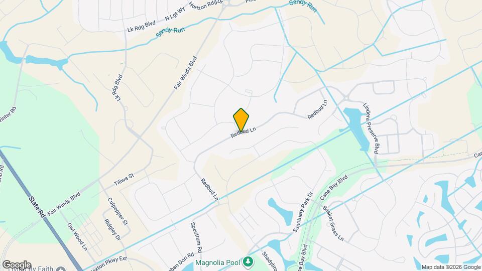 732 Redbud Ln Map and Location Details