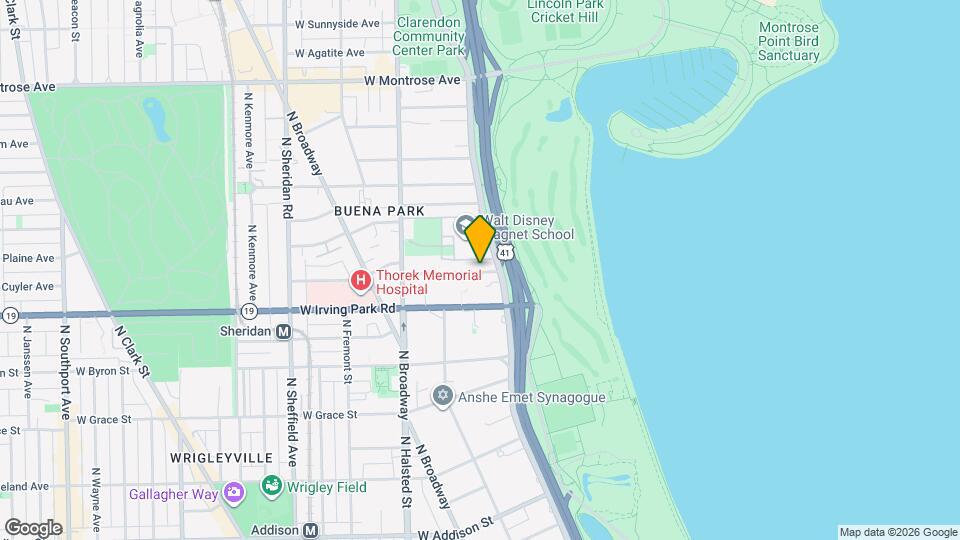 642 W Bittersweet Pl Map and Location Details