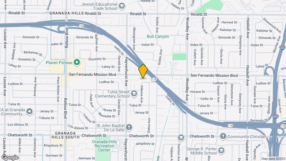 16455 Ludlow St Mapa y Detalles de la Ubicación