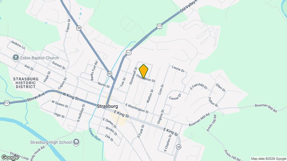 540 Thompson St Map and Location Details