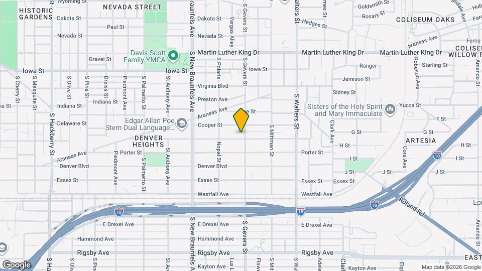 545 Delmar St Map and Location Details