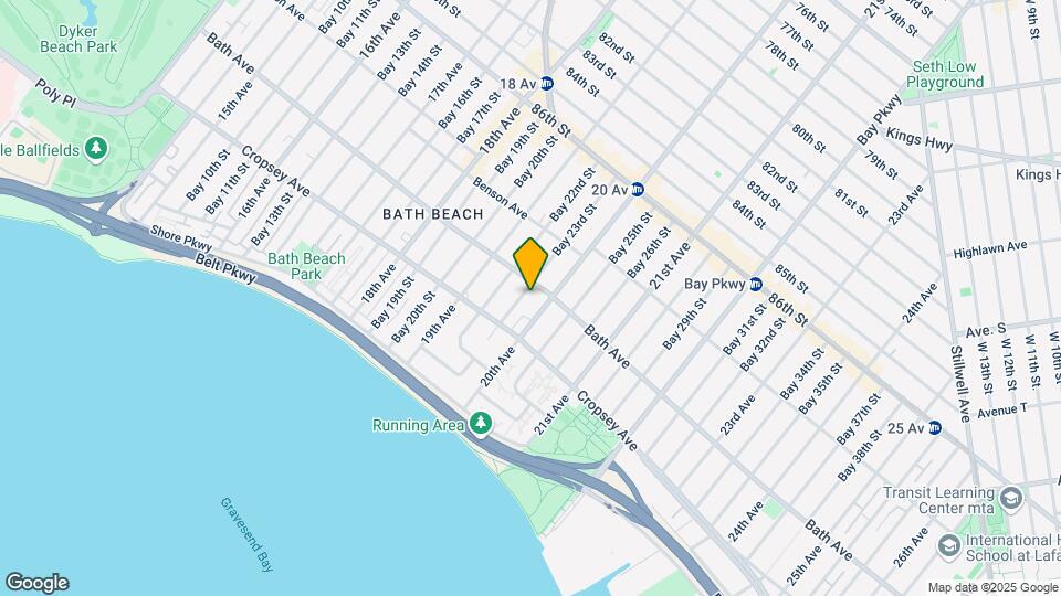 173 Bay 23rd St Map and Location Details