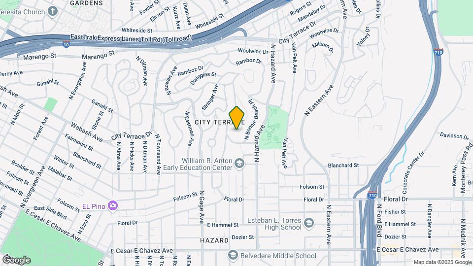 1059 1/2 Buelah Cir Map and Location Details