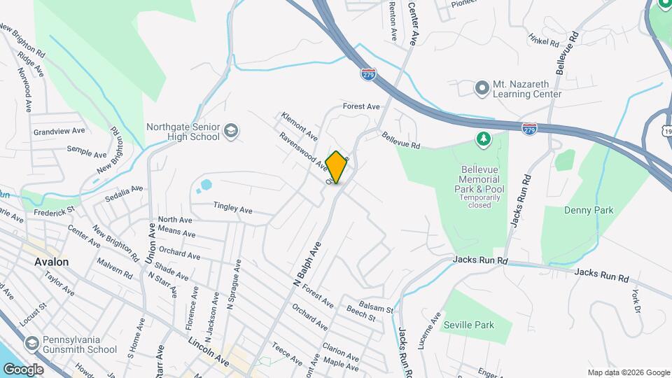 319 N Balph Ave Map and Location Details