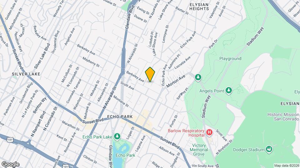 1549 Lucretia Ave Mapa y Detalles de la Ubicación