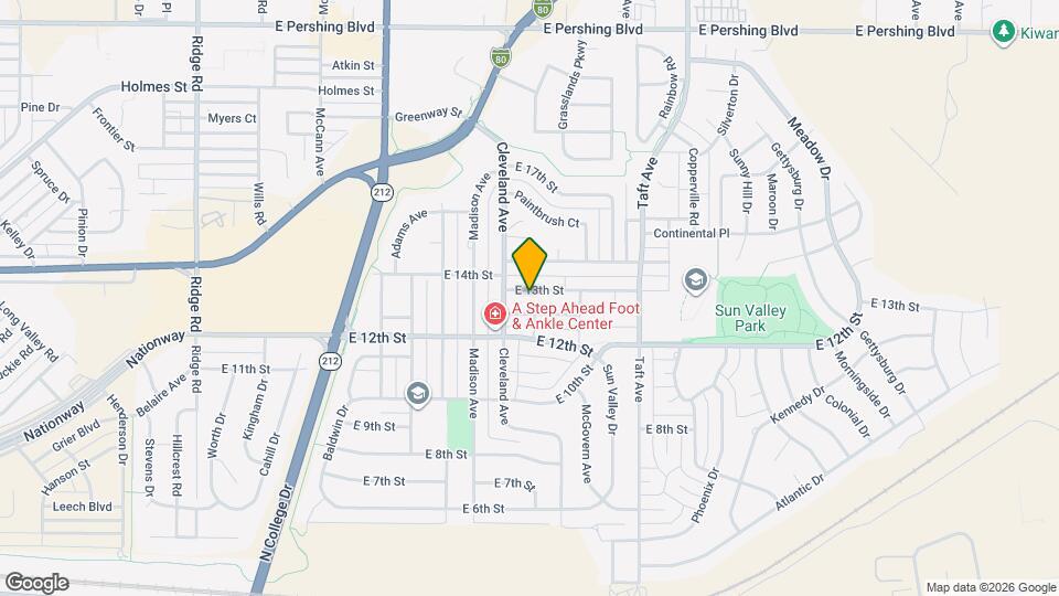 4505 E 13th St Map and Location Details