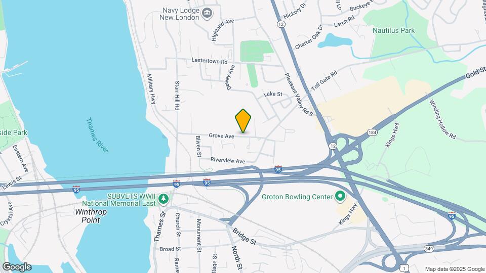 156 Grove Ave Map and Location Details