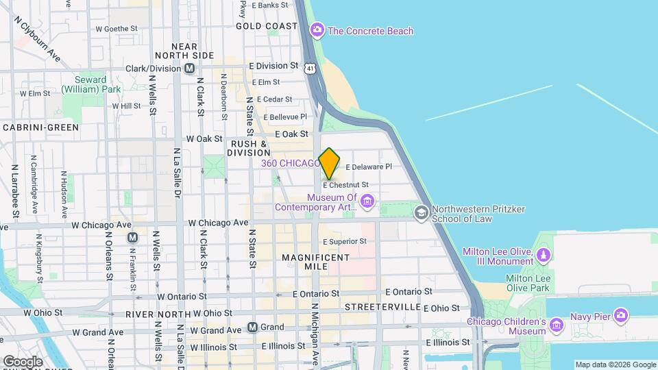 187 E Chestnut St Mapa y Detalles de la Ubicación