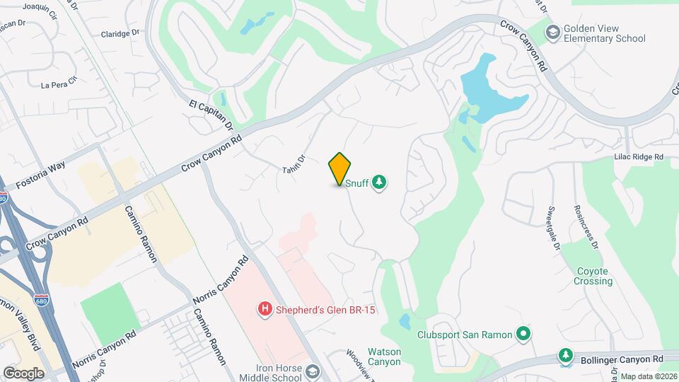 262 Canyon Lakes Pl Map and Location Details