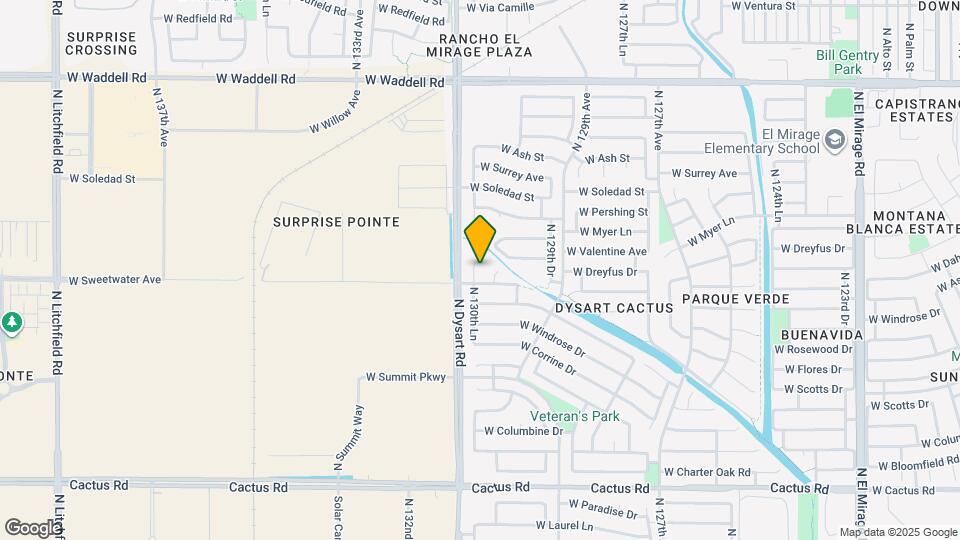 13013 N 130th Ln Map and Location Details